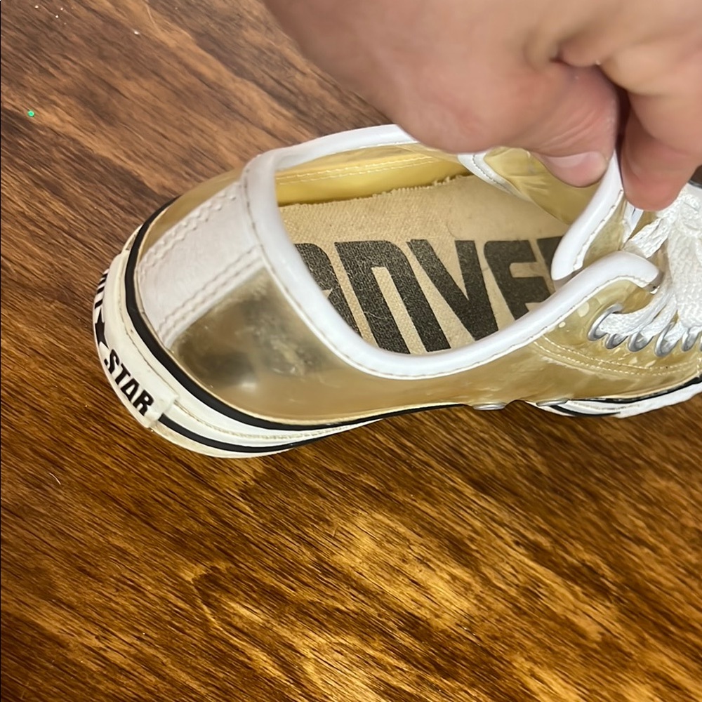Women's Gold Sneakers - Picture 6 of 10